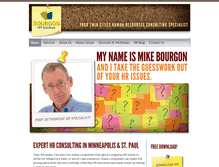Tablet Screenshot of bourgonhrsolutions.com